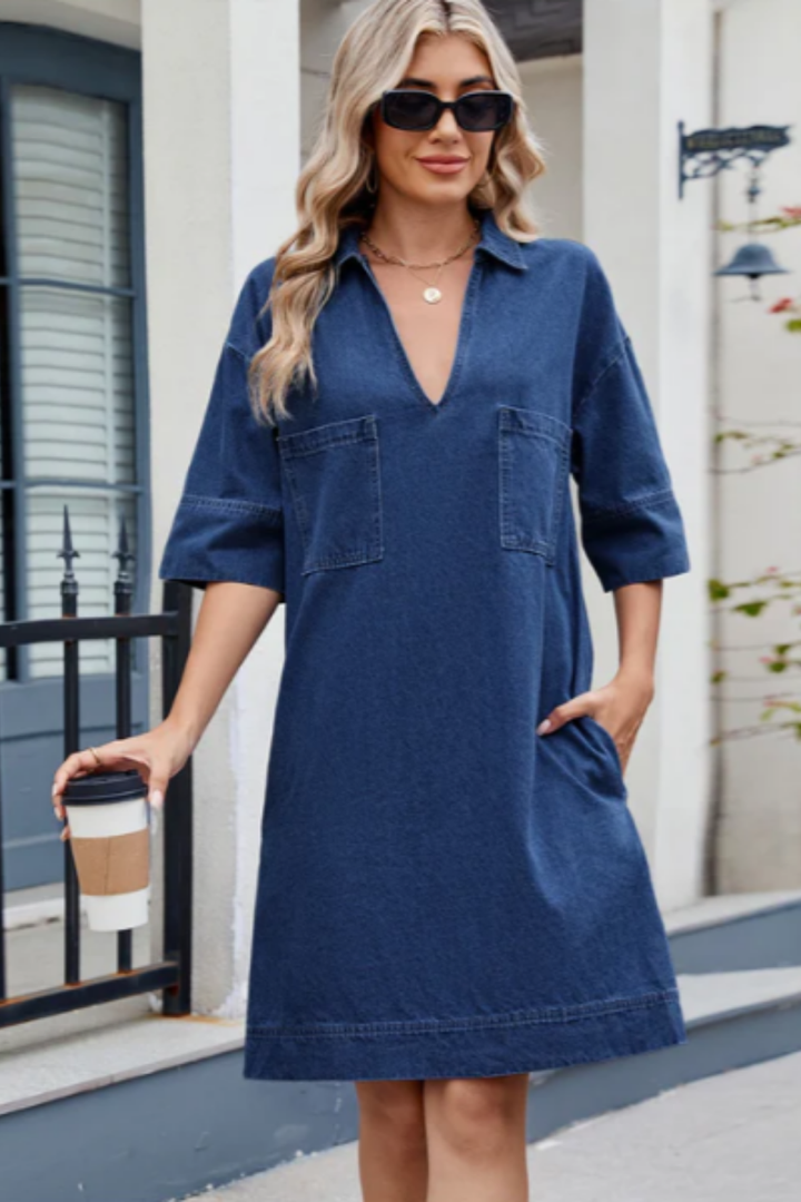 Jada | Vestido de mezclilla casual