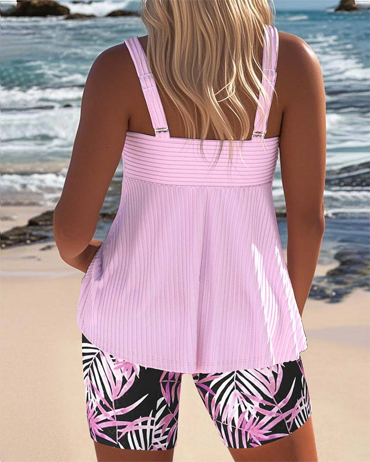 Luna | Conjunto de tankini colorido