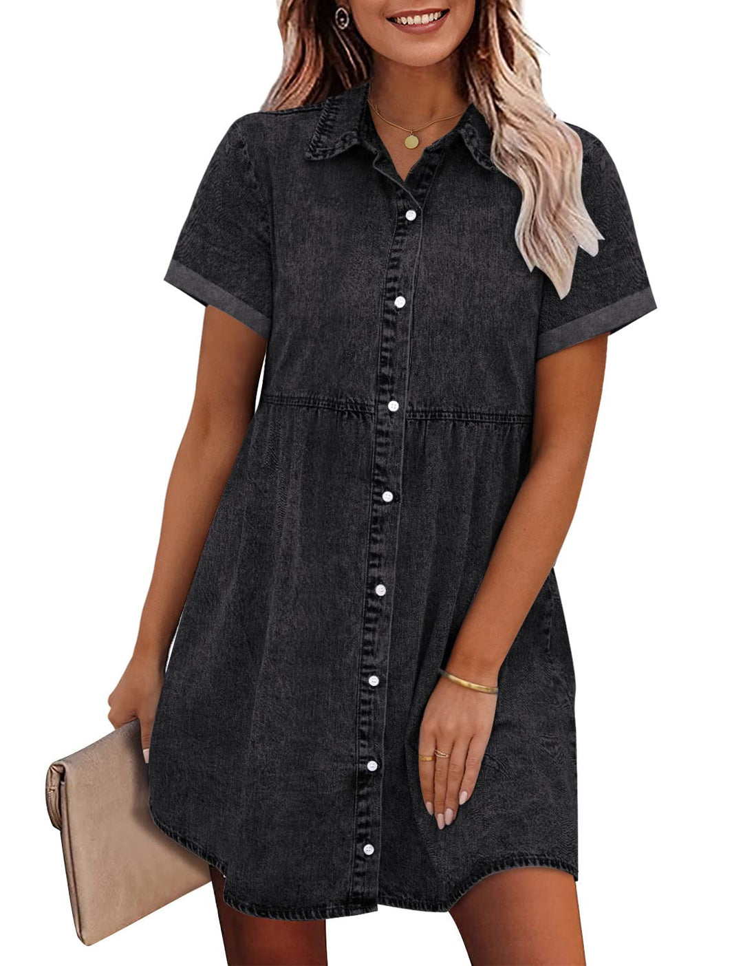 Juana | Vestido camisero de mezclilla
