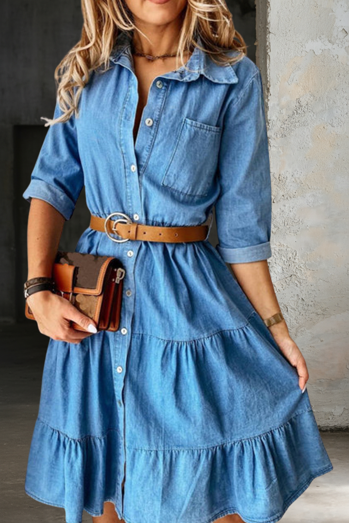 Bárbara | Vestido vaquero casual elegante
