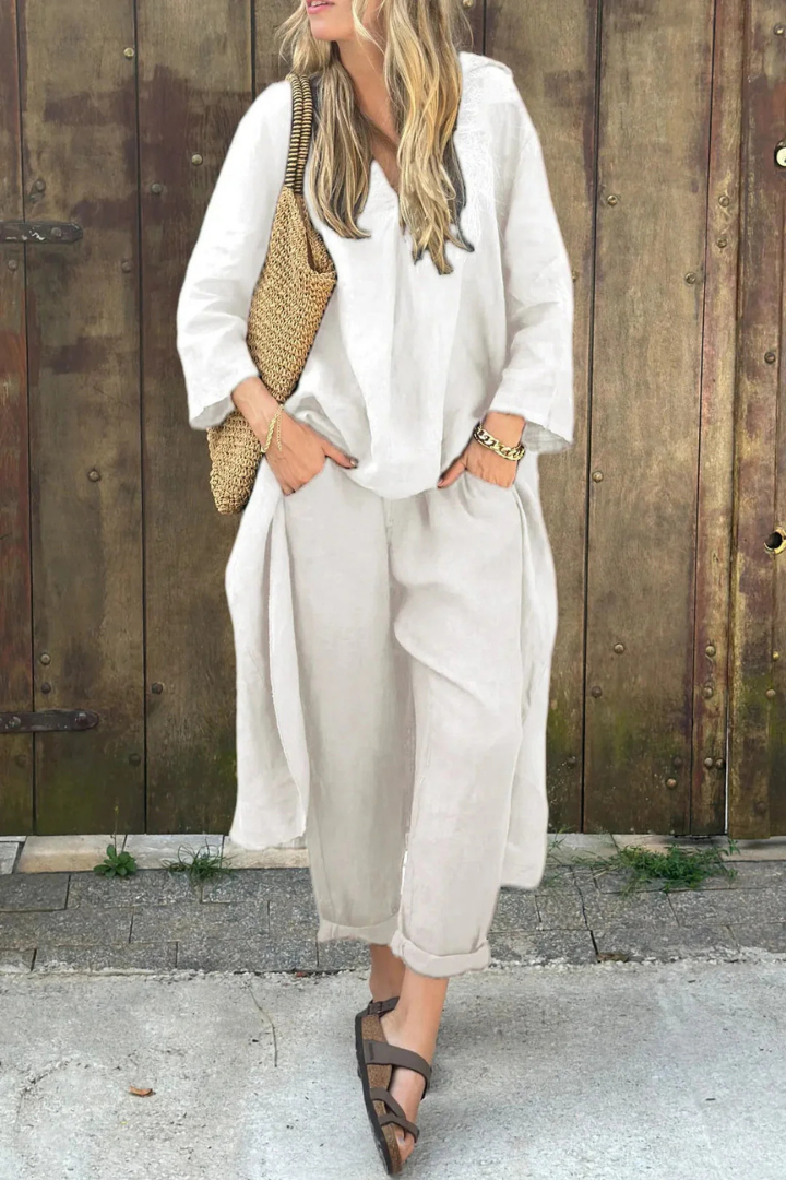 Olivina | Conjunto elegante de dos piezas