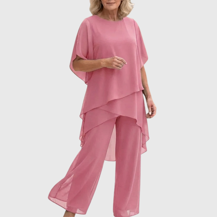 Linda | Conjunto palazzo drapeado
