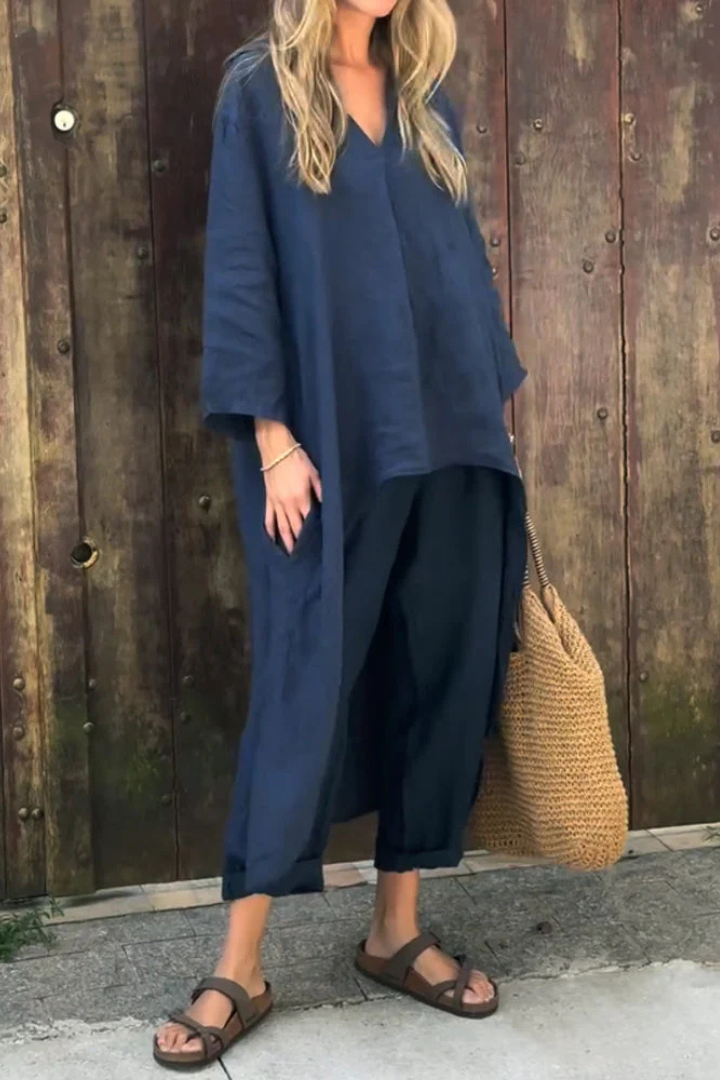Olivina | Conjunto elegante de dos piezas