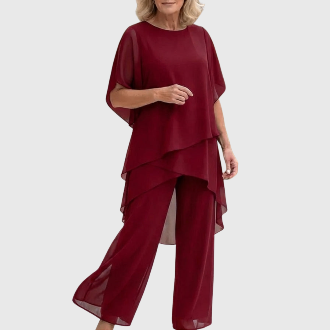 Linda | Conjunto palazzo drapeado
