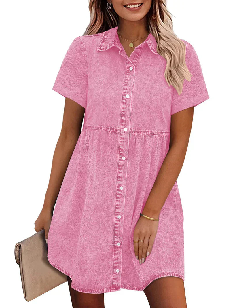 Juana | Vestido camisero de mezclilla