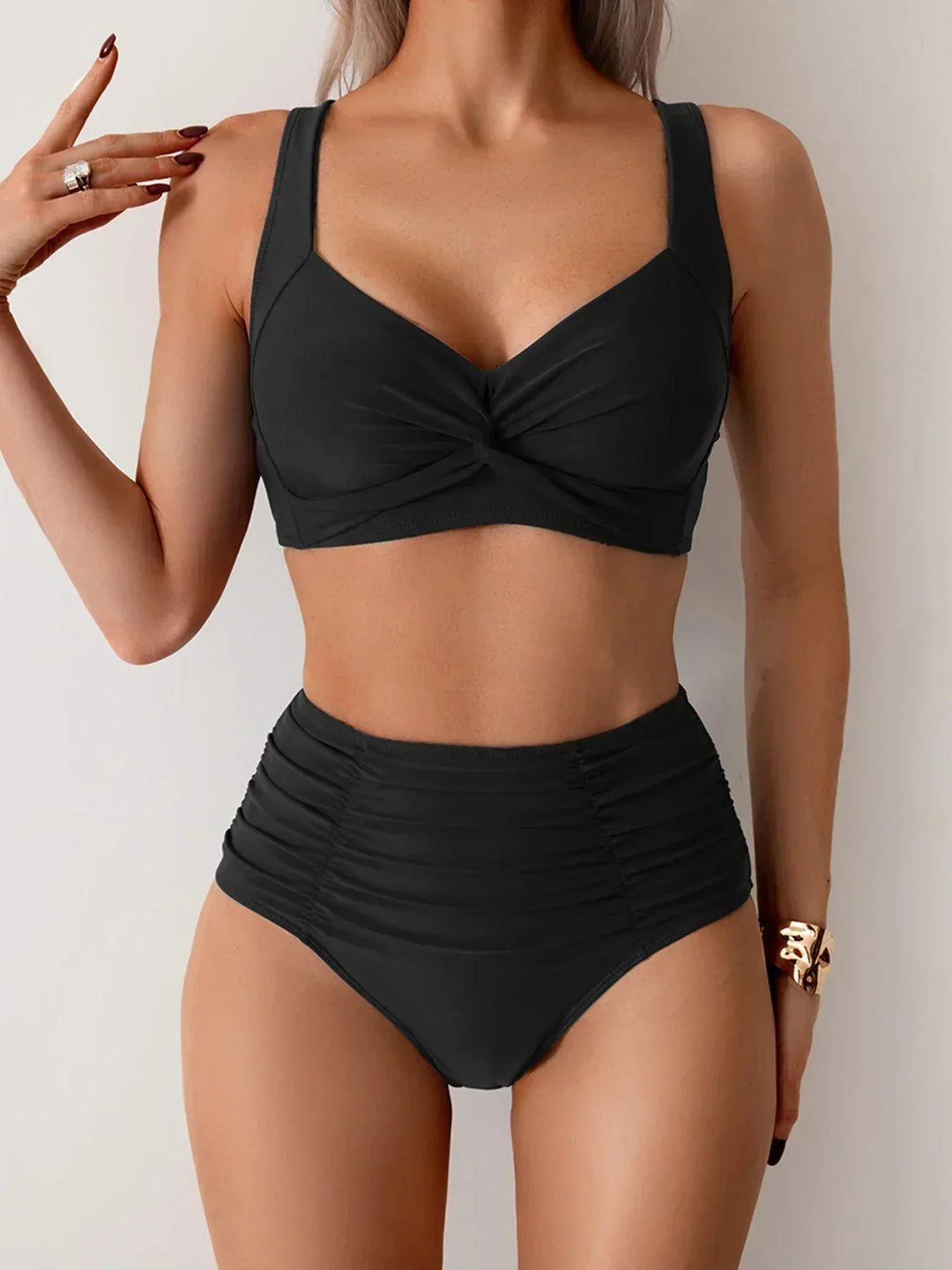 Lola | Conjunto de Bikini de Verano de Cintura Alta