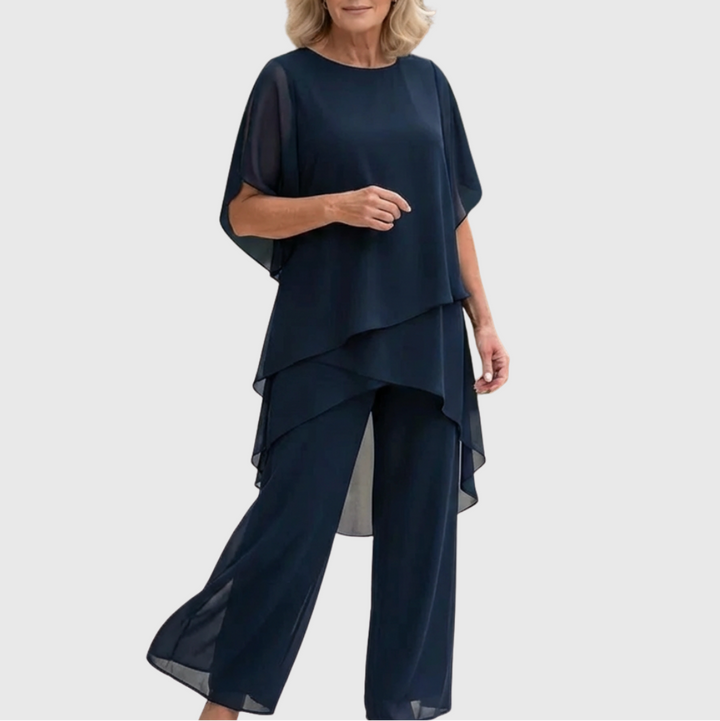 Linda | Conjunto palazzo drapeado
