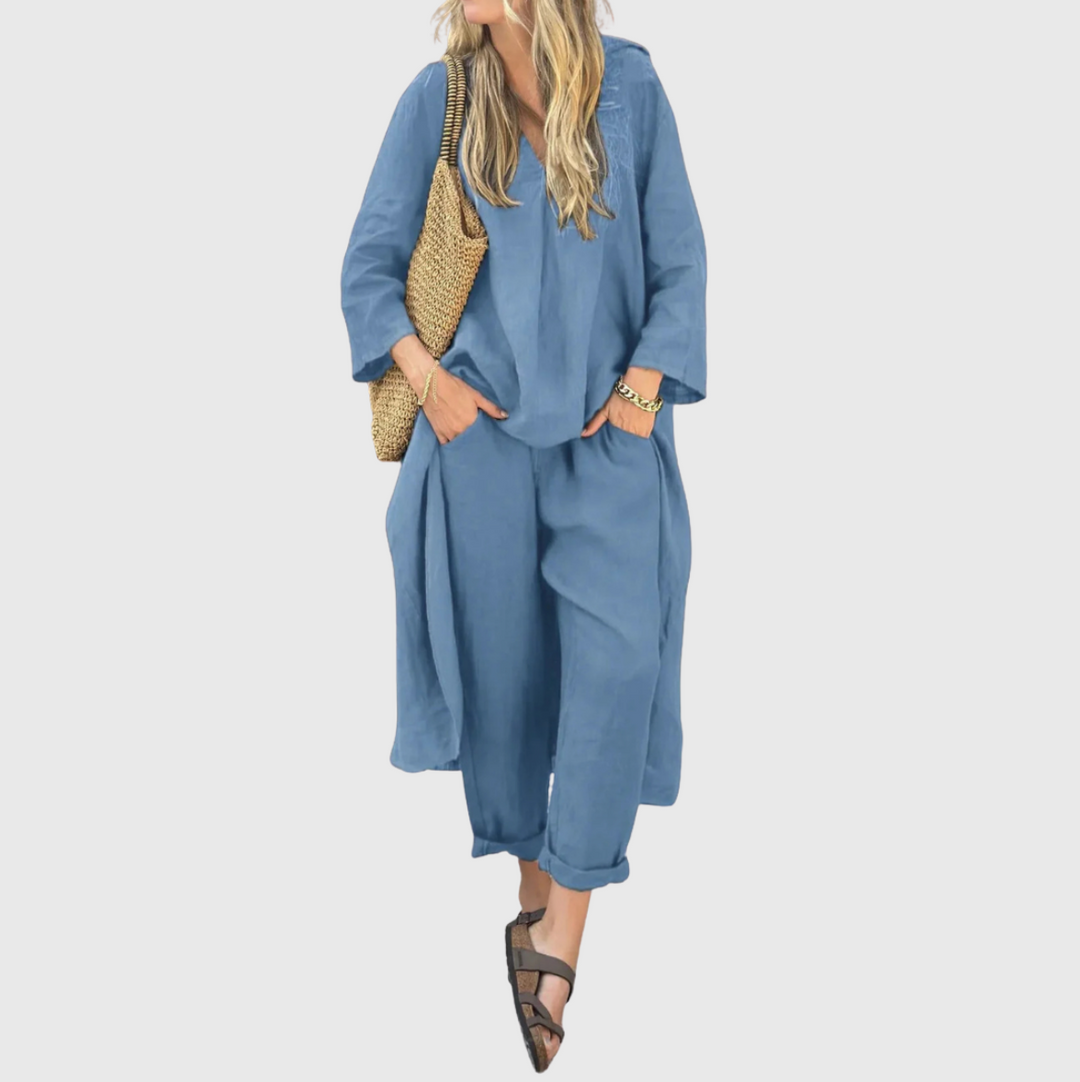 Olivina | Conjunto elegante de dos piezas