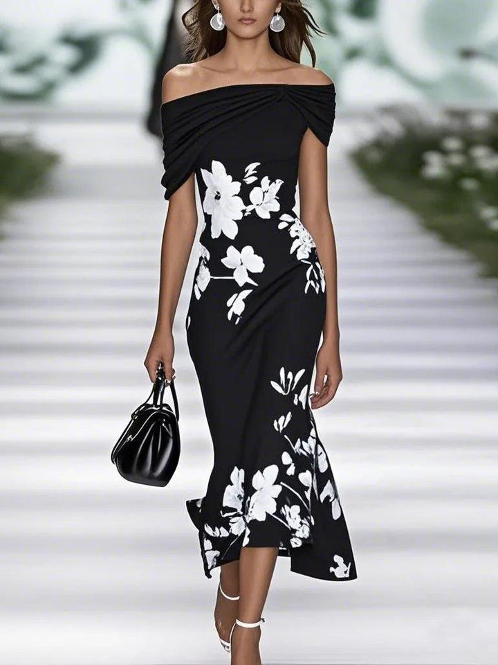 Frederique | Vestido elegante con estampado floral