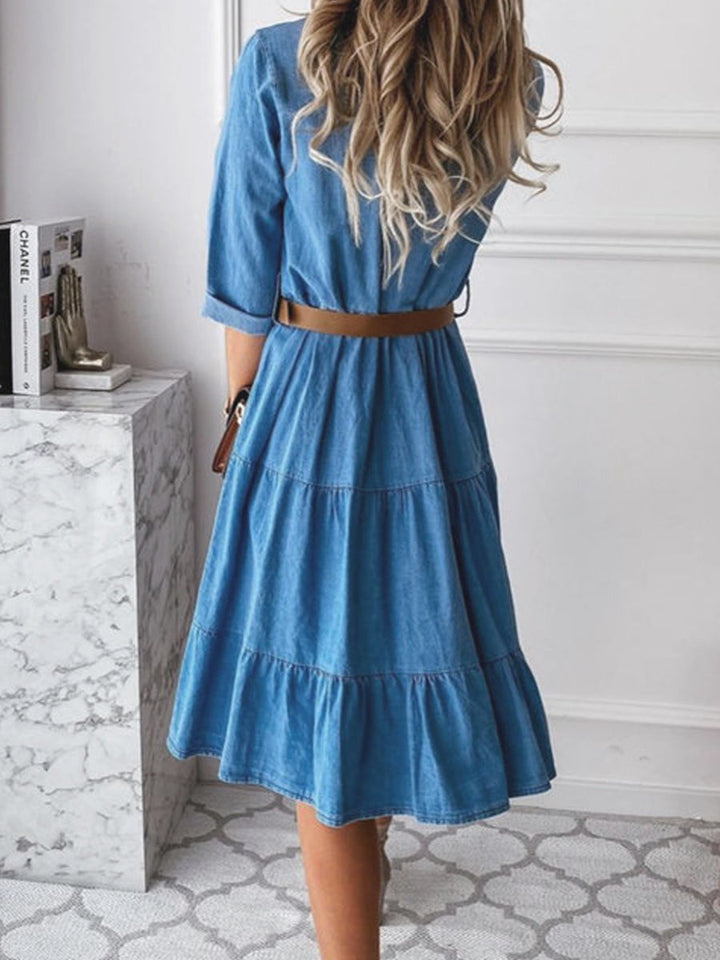 Bárbara | Vestido vaquero casual elegante