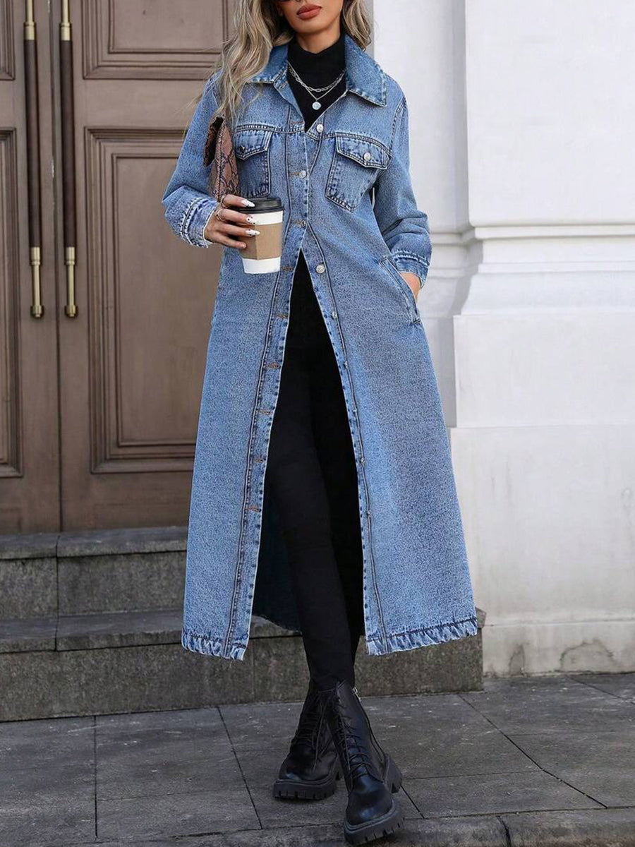 Maya | Chaqueta vaquera larga con estilo