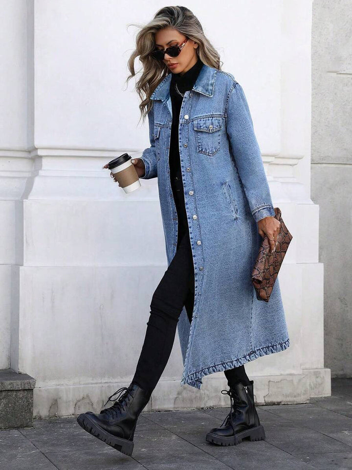 Maya | Chaqueta vaquera larga con estilo