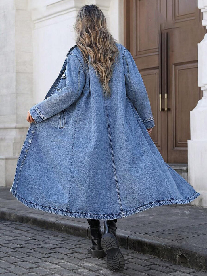 Maya | Chaqueta vaquera larga con estilo