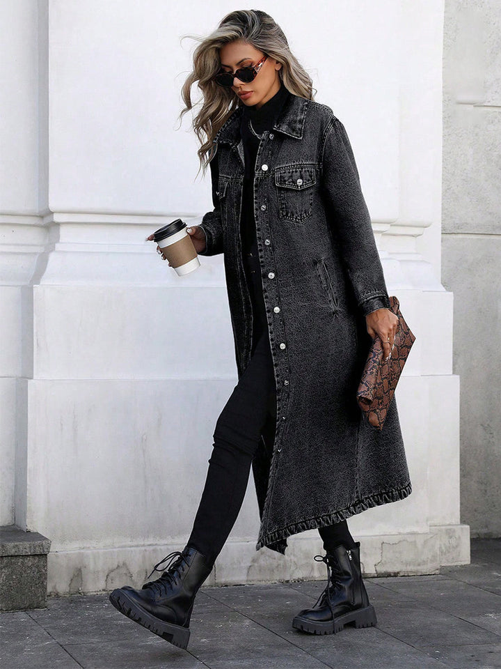 Maya | Chaqueta vaquera larga con estilo